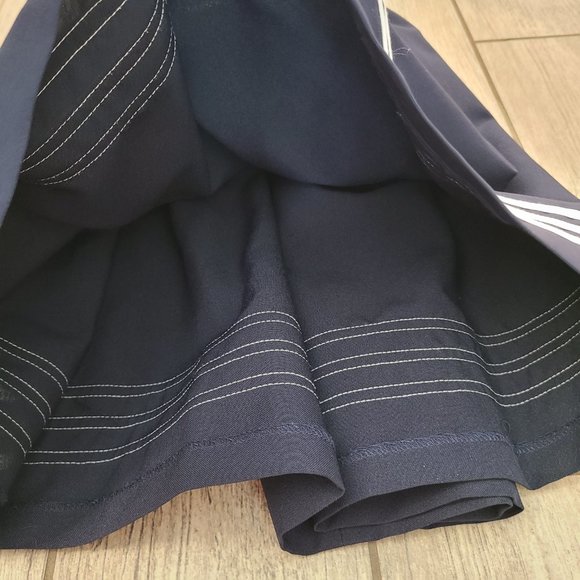 Bonnie Jean girls nautical navy blue and white sleeveless dress size 6X - Picture 10 of 11